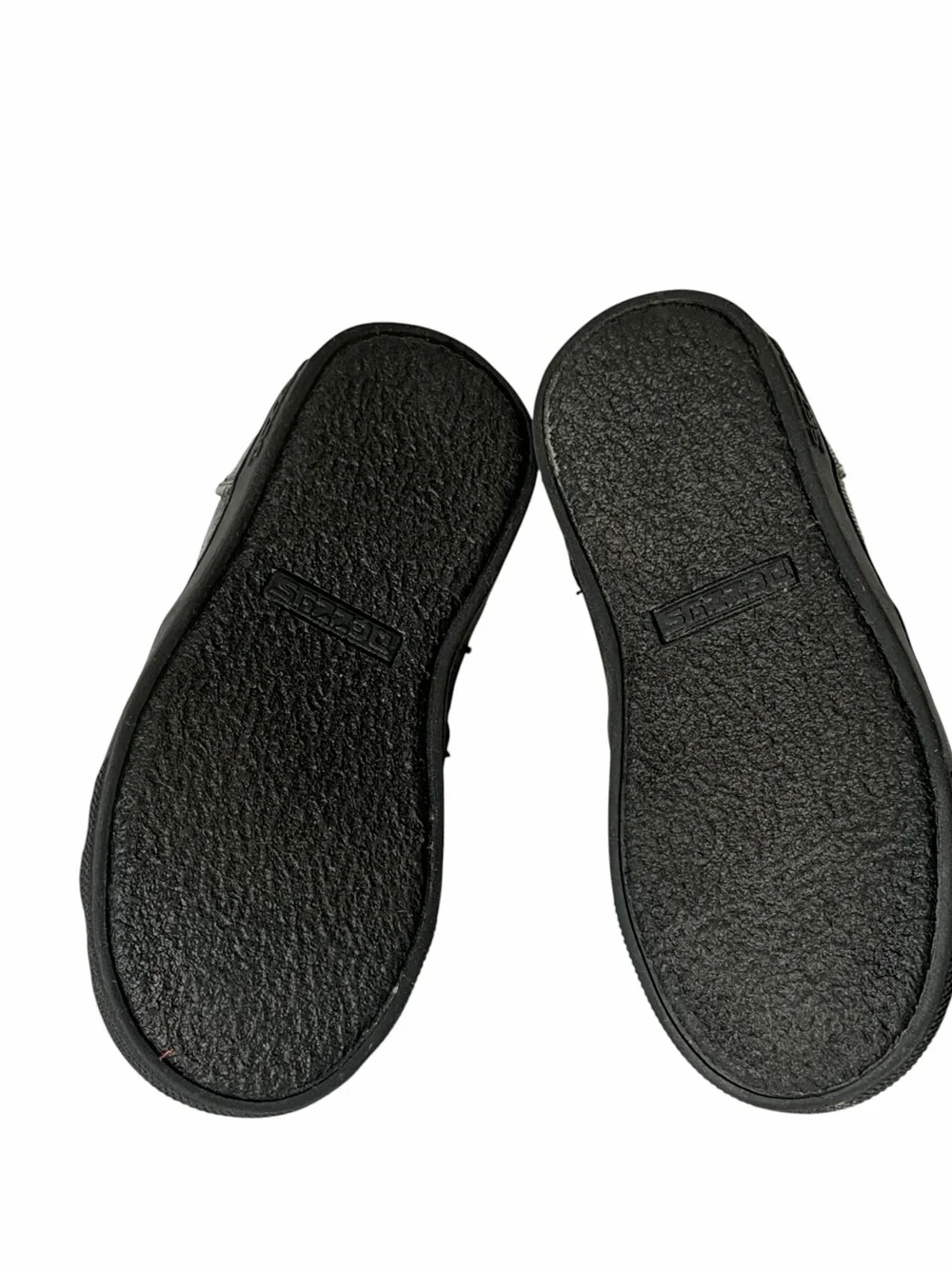Kids Gray Dezzys High-Top Sneakers with Black Laces